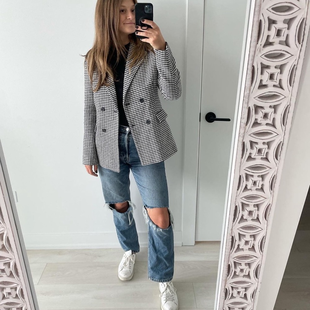 One/third Houndstooth Blazer